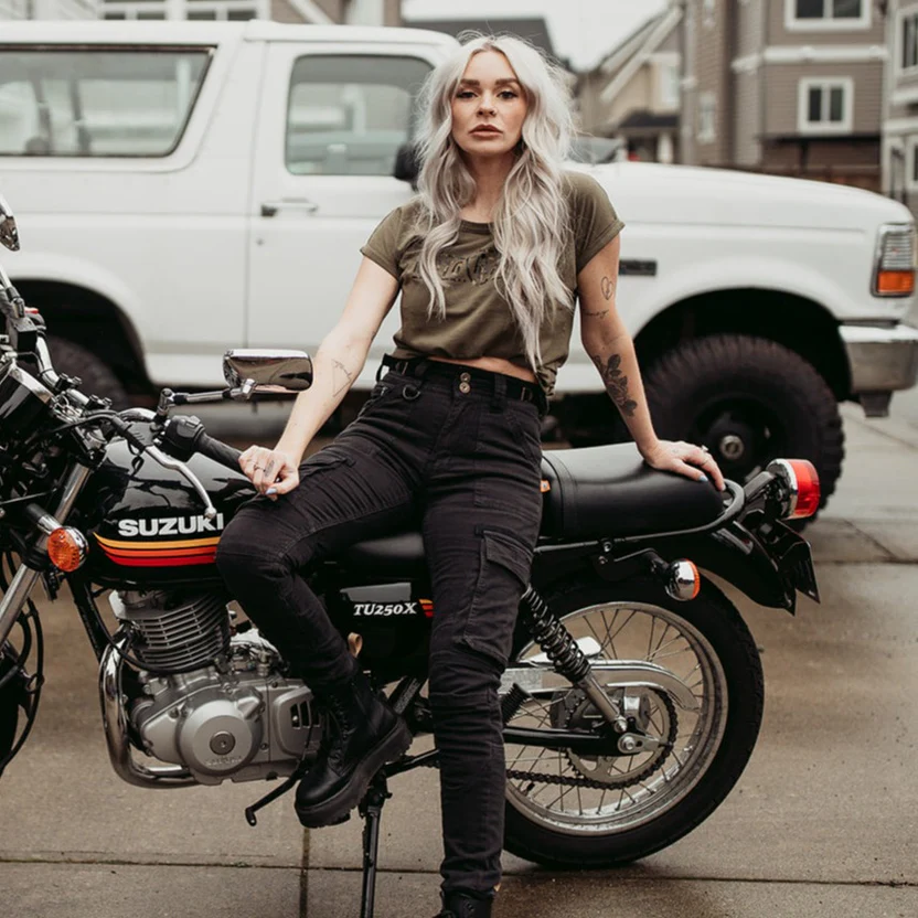 MotoGirl Lara Cargo Trousers